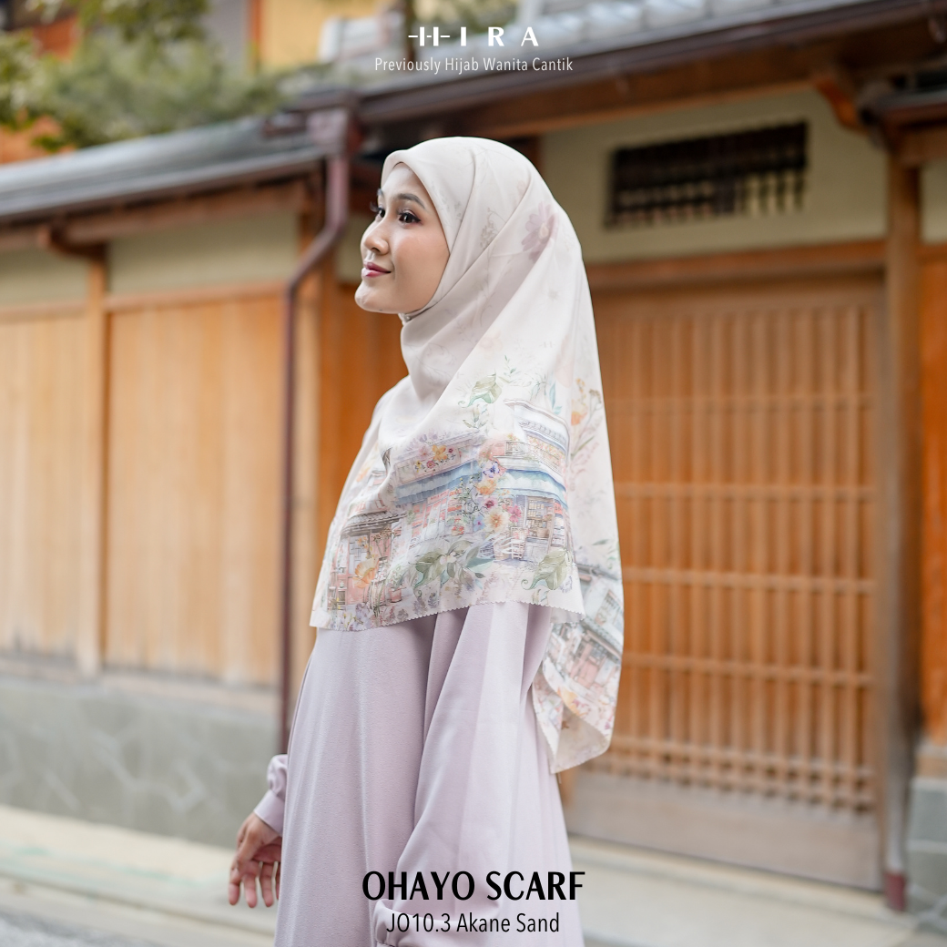 [ BUY 3 GET 1 FREE HIJAB ] Ohayo Scarf - Akane Sand
