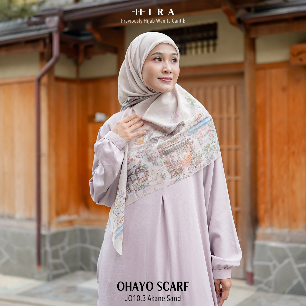 [ BUY 3 GET 1 FREE HIJAB ] Ohayo Scarf - Akane Sand