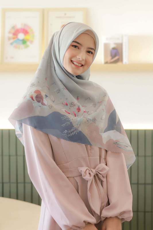 [ BUY 3 GET 1 FREE HIJAB ] Coconut Scarf Jumbo - JS93.10 Linen Brown