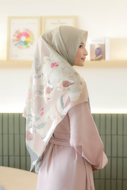 [ BUY 3 GET 1 FREE HIJAB ] Coconut Scarf Jumbo - JS93.10 Linen Brown