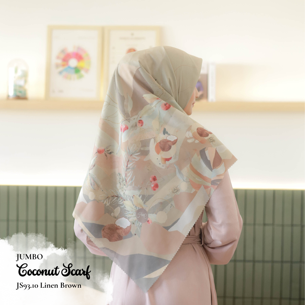 Coconut Scarf Jumbo - JS93.10 Linen Brown