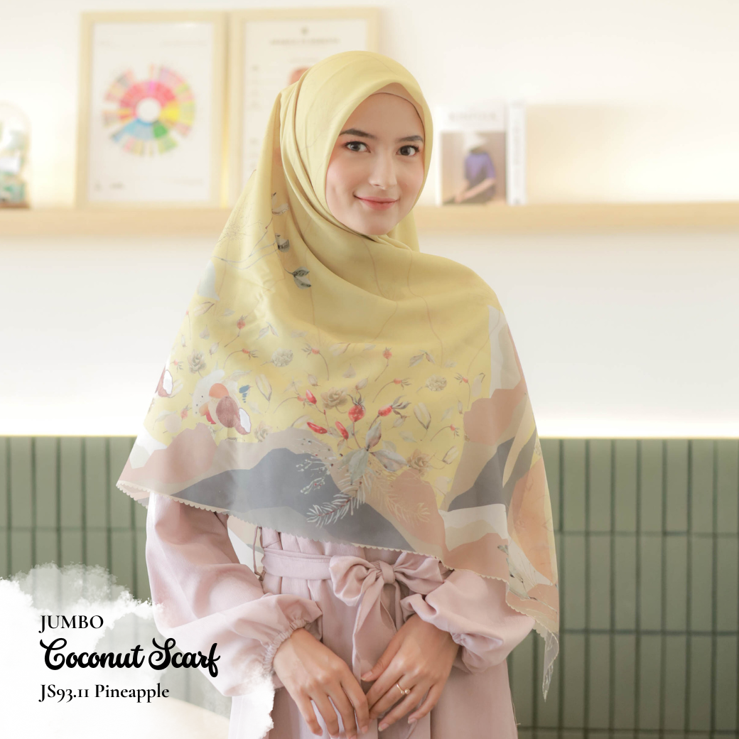 Coconut Scarf Jumbo - JS93.11 Pinapple