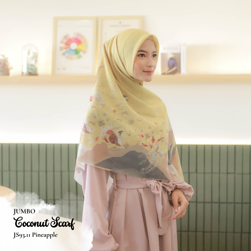 Coconut Scarf Jumbo - JS93.11 Pinapple