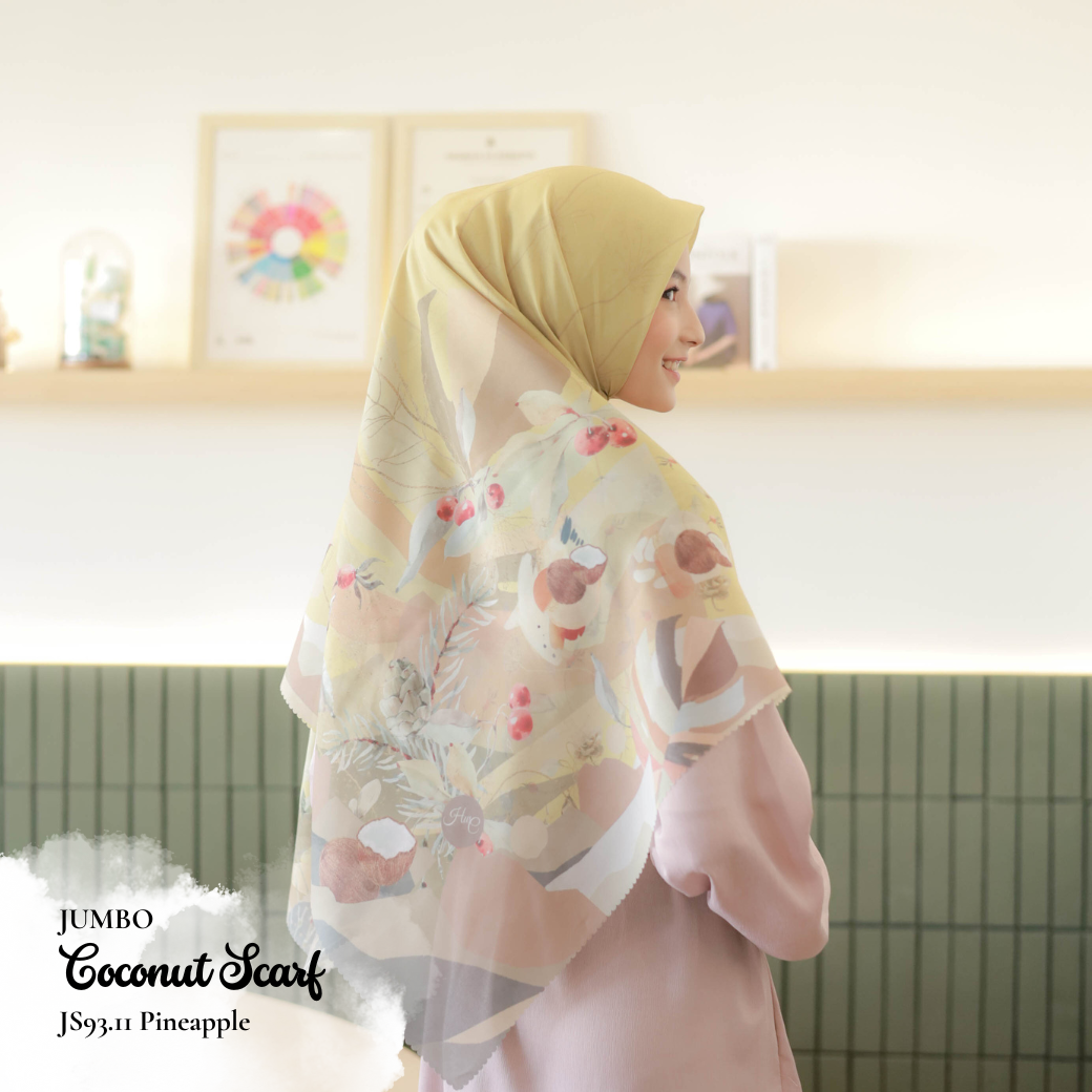 Coconut Scarf Jumbo - JS93.11 Pinapple