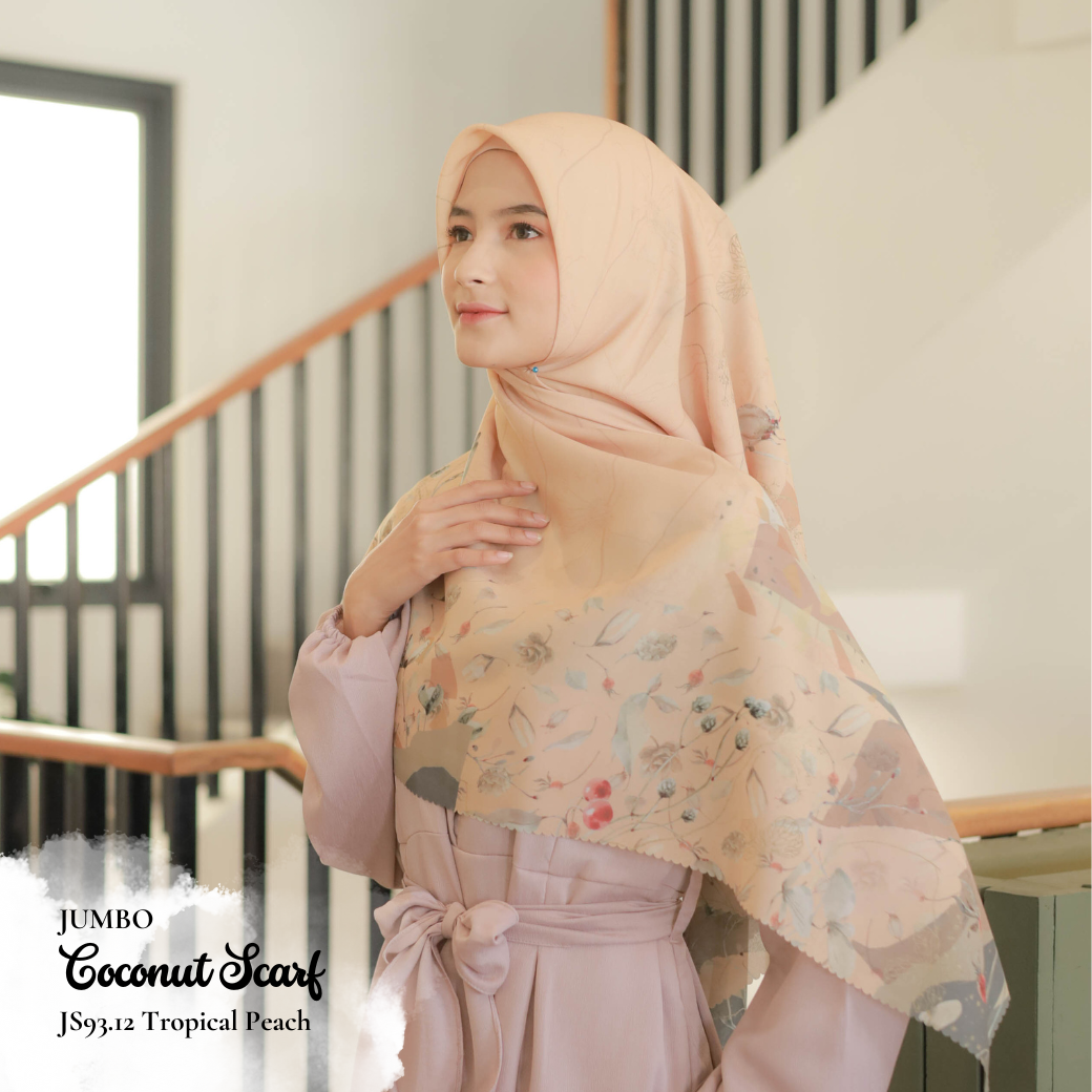 Coconut Scarf Jumbo - JS93.12 Tropical Peach