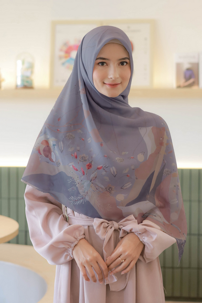 [ BUY 3 GET 1 FREE HIJAB ] Coconut Scarf Jumbo - JS93.2 Charcoal