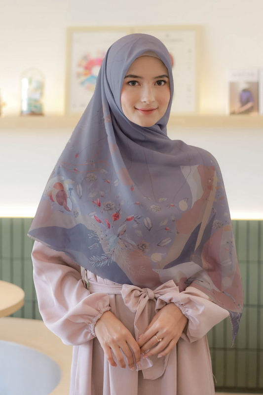 [ BUY 3 GET 1 FREE HIJAB ] Coconut Scarf Jumbo - JS93.2 Charcoal