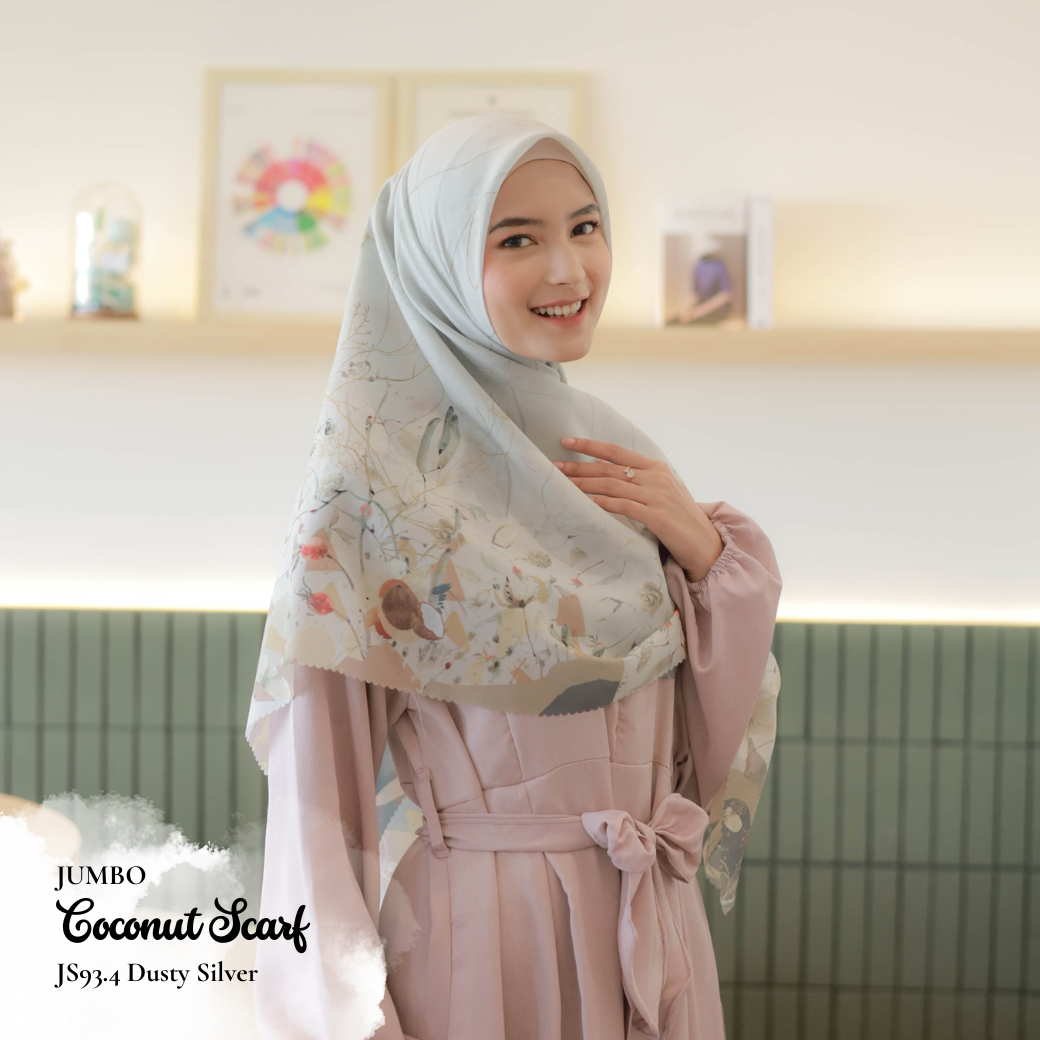 Coconut Scarf Jumbo - JS93.4 Dusty Silver