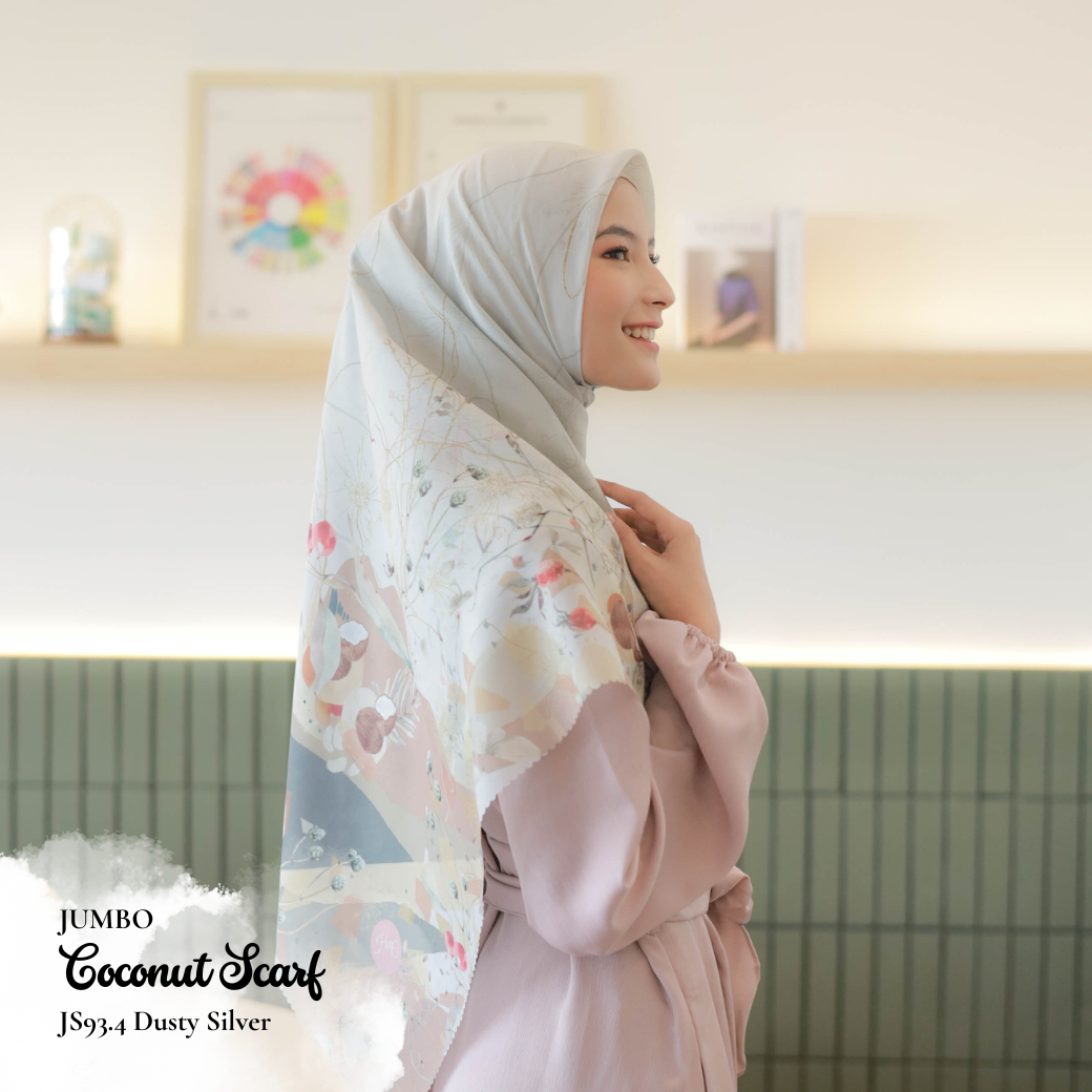 Coconut Scarf Jumbo - JS93.4 Dusty Silver