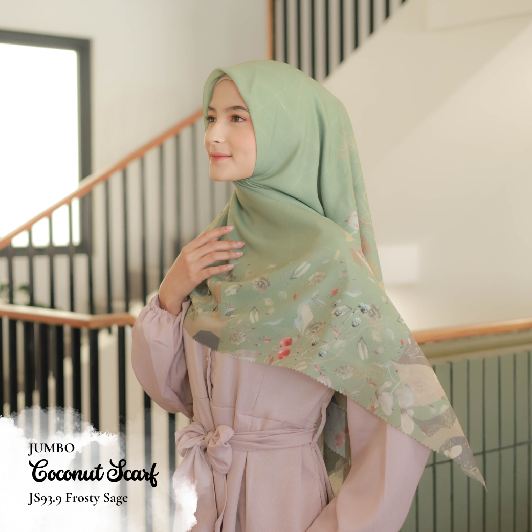 Coconut Scarf Jumbo - JS93.9 Frosty Sage