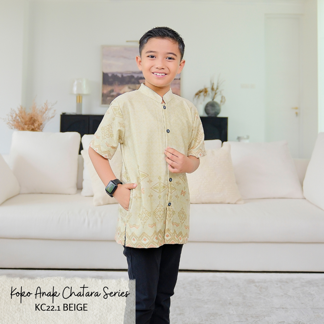 [CLEARANCE SALE] Koko Chatara Series Anak - KC22.1 Beige