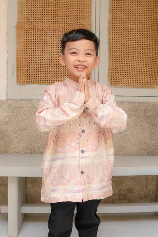 Rumah Senja Koko Boy Family Set | Sarimbit Lebaran - KJ25.1 Mocca