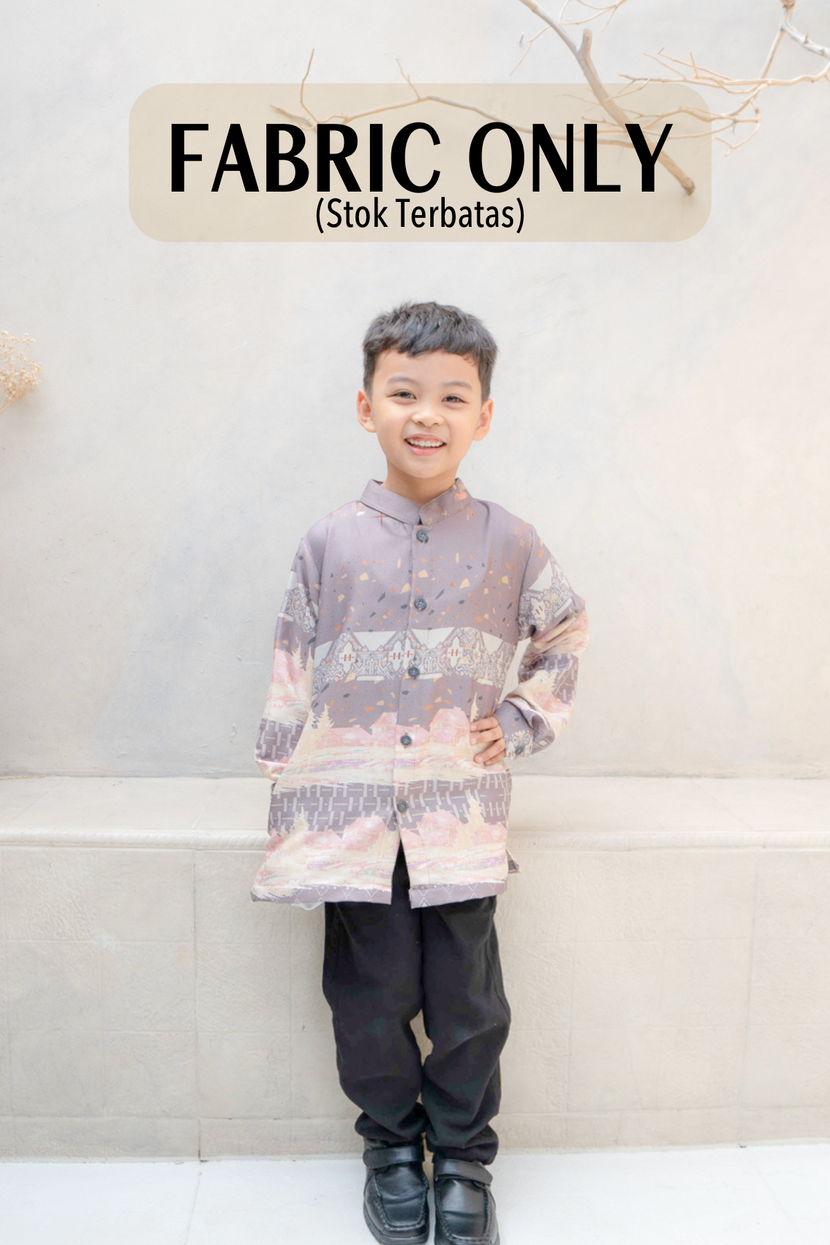 HIRA - Fabric Only | Bahan Baju Sarimbit Lebaran Rumah Senja & Wana Series