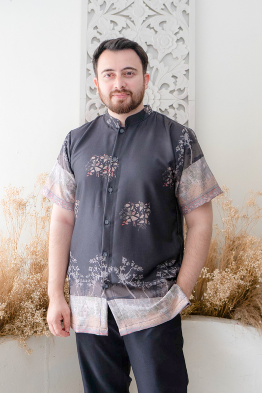 Wana Koko Dewasa Family Set | Sarimbit Lebaran - KN24.1 - Black
