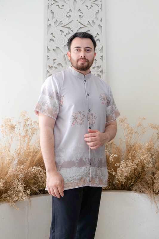 Wana Koko Dewasa Family Set | Sarimbit Lebaran - KN24.2 - Grey