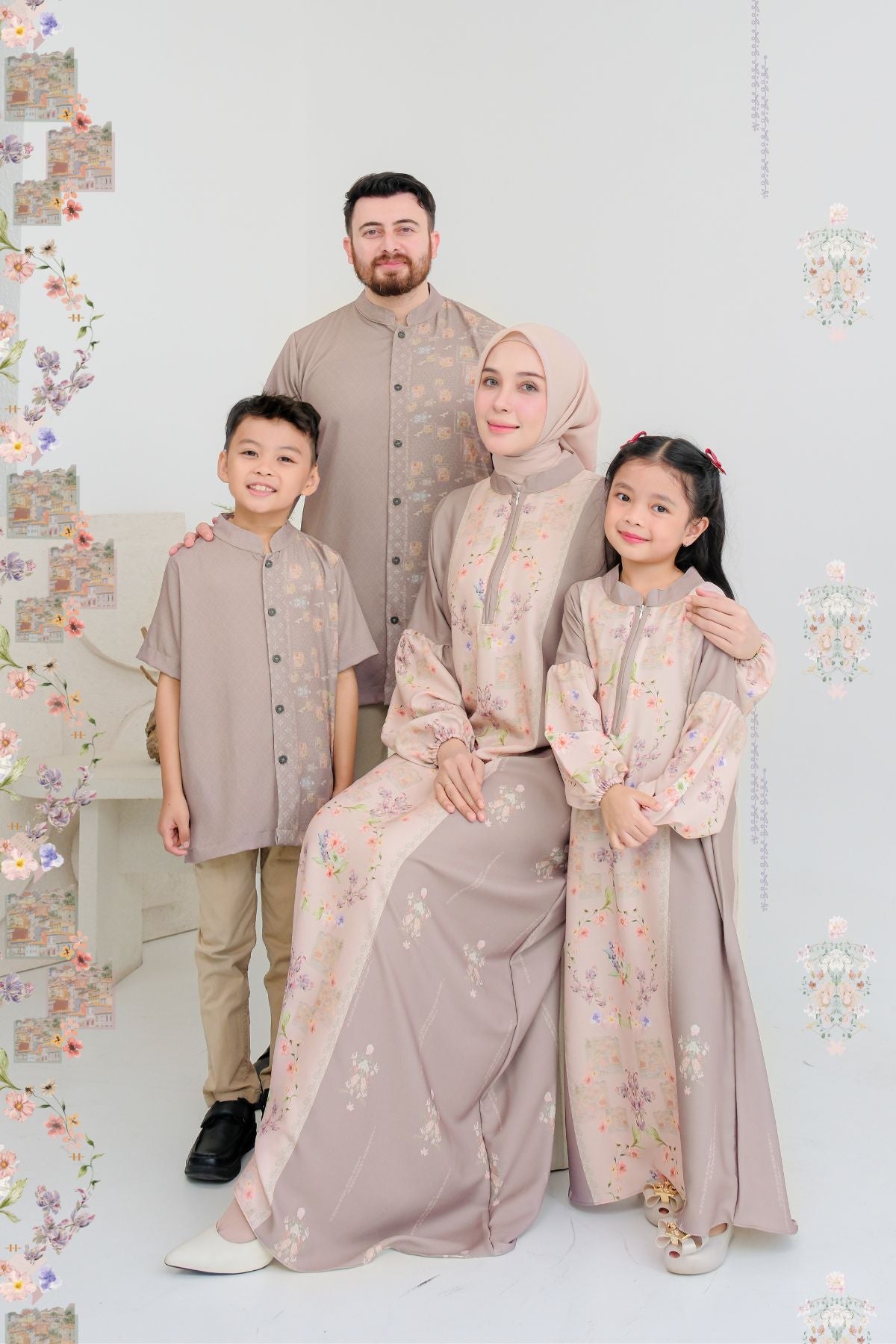 FABRIC ONLY Custom Orderan Famset | Jasmine Olea Kafa Family Set