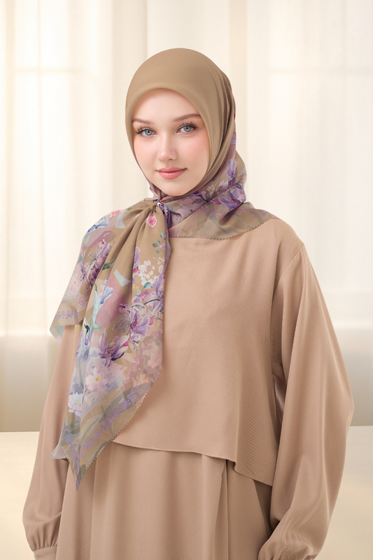 Leaf Kafa Scarf - KF30.4 VK30.4 JF30.4 Khaki