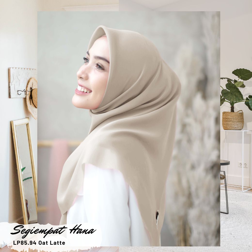 Segiempat Hana - LP85.94 Oat Latte