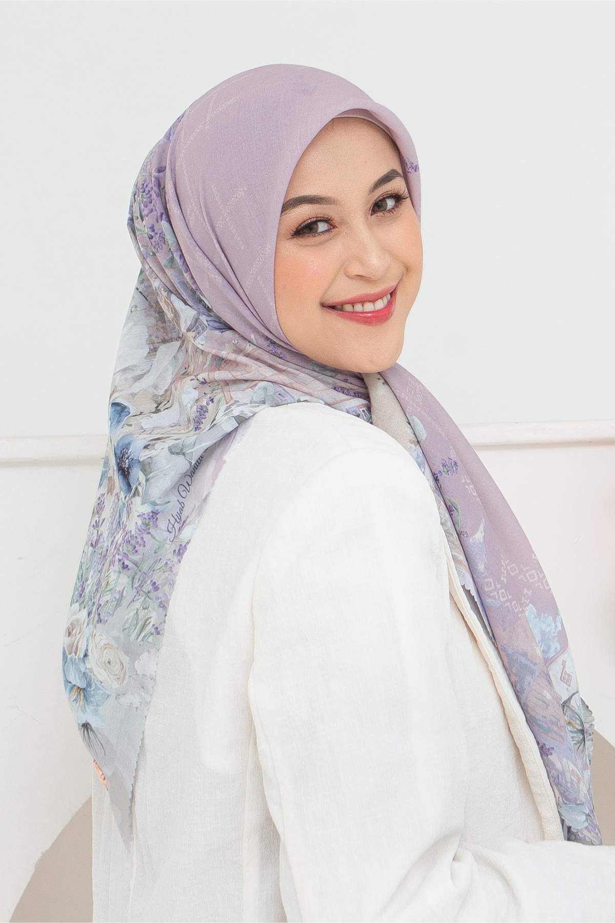 Lavender - Scarf Square British Voal | Lovely Pink - LV57.6