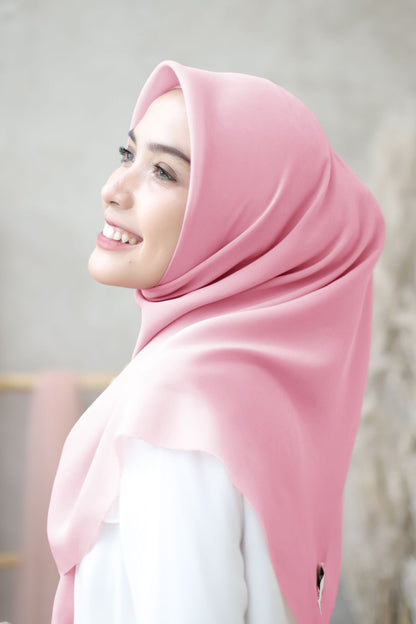 Segiempat Hana - Mulberry Pink