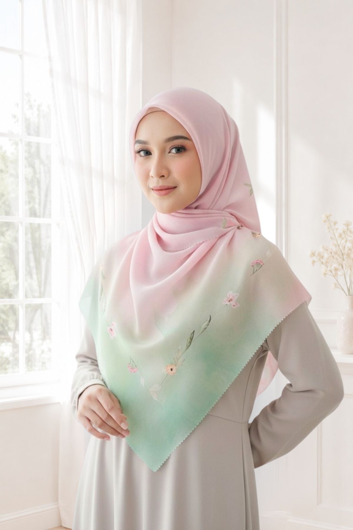 [Buy3 Get1 Free] Lynn Scarf - Breeze