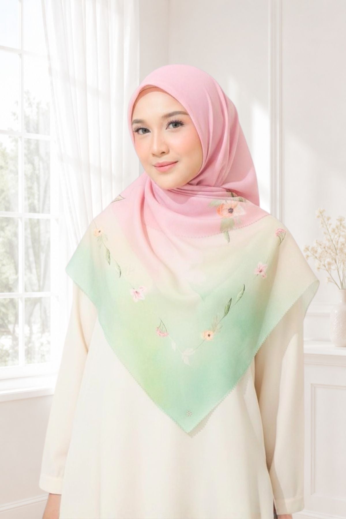 [Buy3 Get1 Free] Lynn Scarf - Breeze