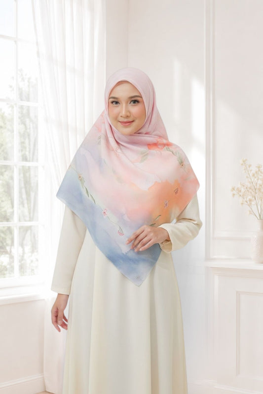 [Buy3 Get1 Free] Lynn Scarf - Cloud