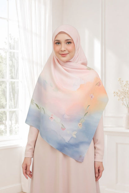 [Buy3 Get1 Free] Lynn Scarf - Cloud
