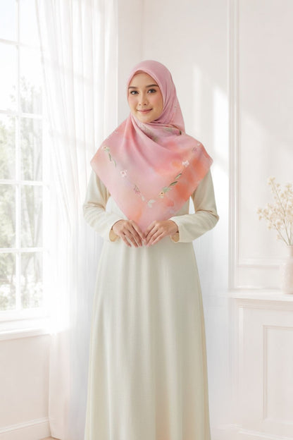 [Buy3 Get1 Free] Lynn Scarf - Peach