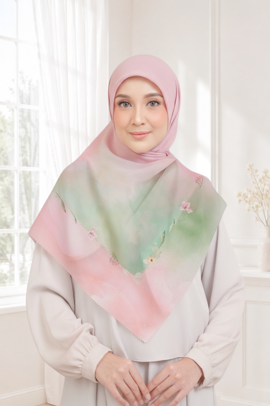 [Buy3 Get1 Free] Lynn Scarf - Pink
