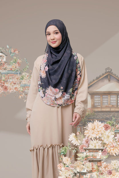 [ BUY 3 GET 1 FREE HIJAB ] Malaya Ohayo - MO55.1 Yama Black