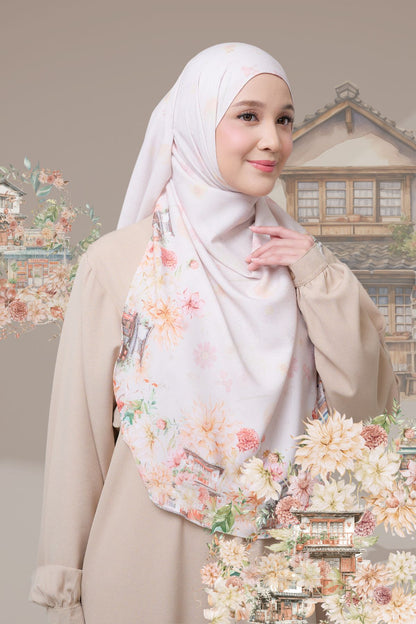 Instan Malaya Ohayo | Pashmina Instan Motif | Jilbab
