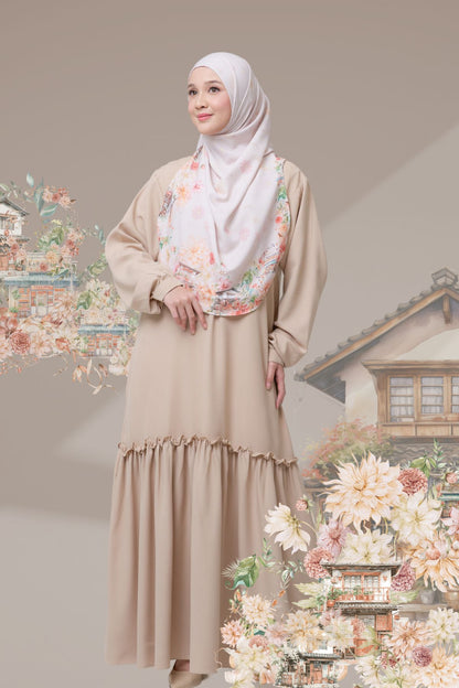[ BUY 3 GET 1 FREE HIJAB ] Malaya Ohayo - MO55.2 Yuki White