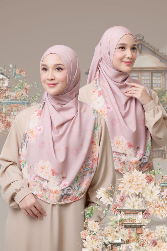 [ BUY 3 GET 1 FREE HIJAB ] Malaya Ohayo - MO55.4 Amai Ivory