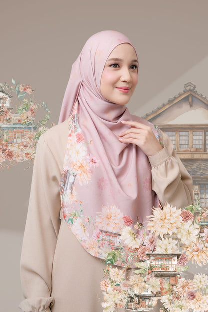 Instan Malaya Ohayo | Pashmina Instan Motif | Jilbab