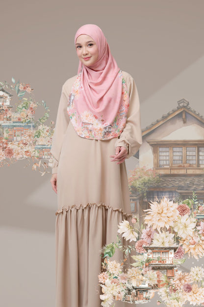 [ BUY 3 GET 1 FREE HIJAB ] Malaya Ohayo - MO55.7 Izumi Pink