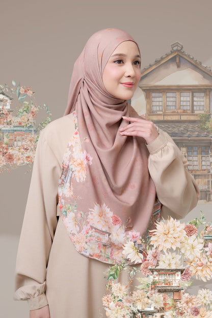 Instan Malaya Ohayo | Pashmina Instan Motif | Jilbab