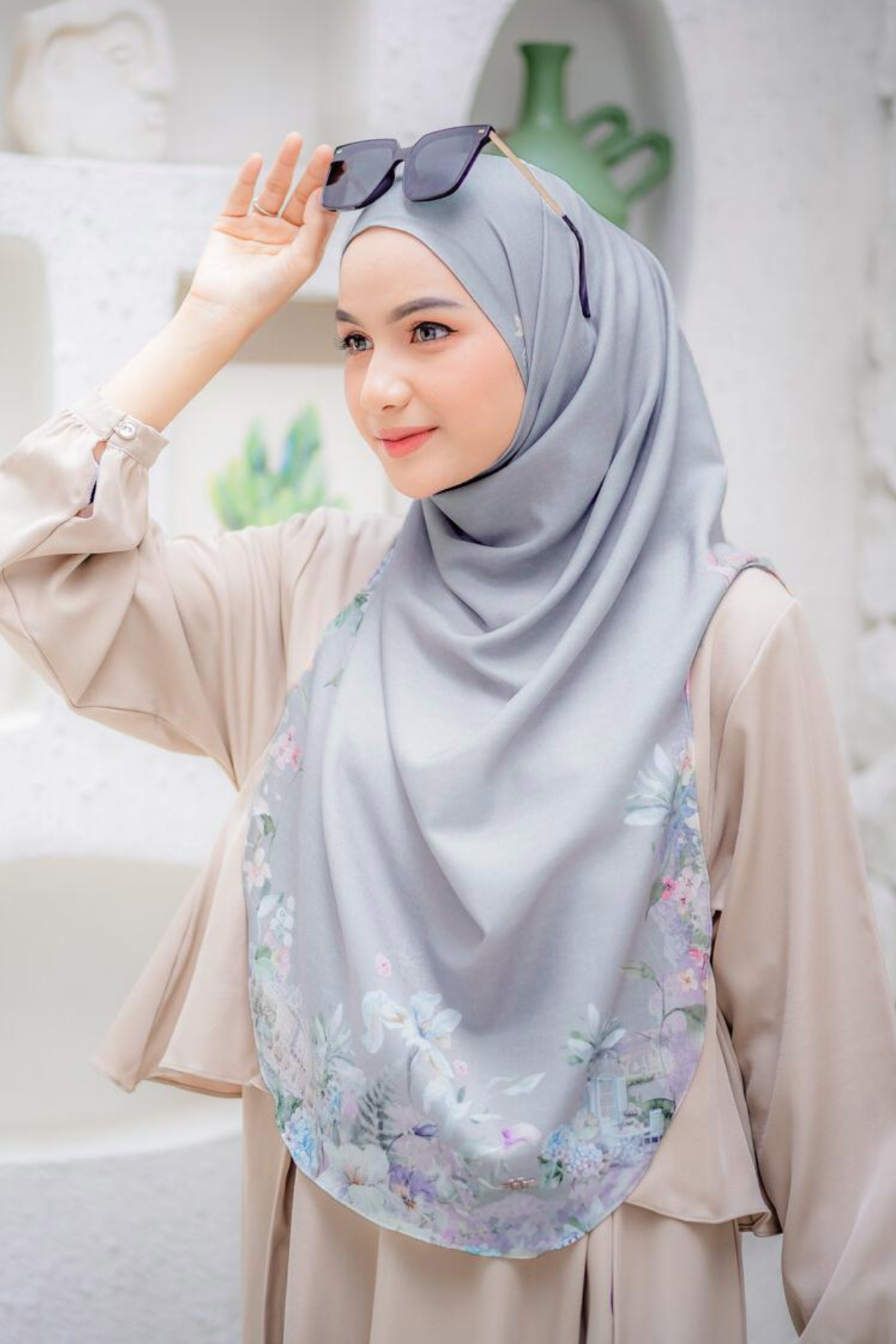 [ BUY 3 GET 1 FREE HIJAB ] Instan Malaya Purity - MP10.10 Grey