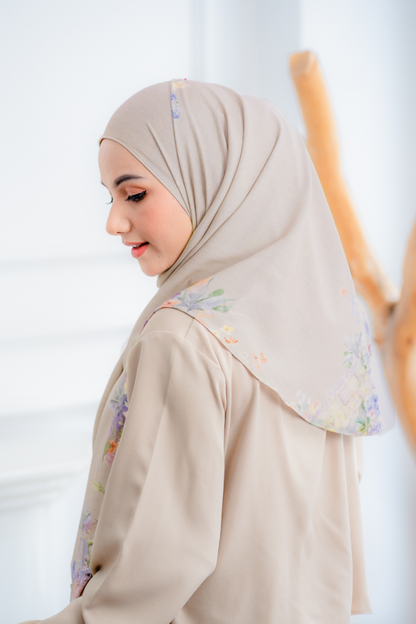[ BUY 3 GET 1 FREE HIJAB ] Instan Malaya Purity - MP10.13 Mocca
