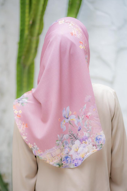 [ BUY 3 GET 1 FREE HIJAB ] Instan Malaya Purity - MP10.15 Pink