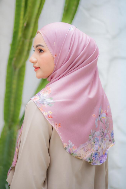 [ BUY 3 GET 1 FREE HIJAB ] Instan Malaya Purity - MP10.15 Pink