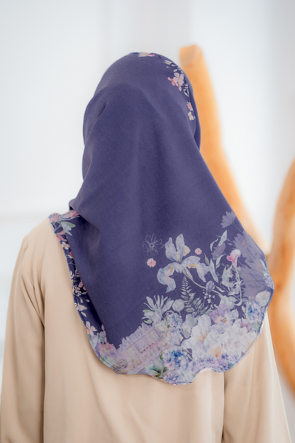 [ BUY 3 GET 1 FREE HIJAB ] Instan Malaya Purity - MP10.2 Navy
