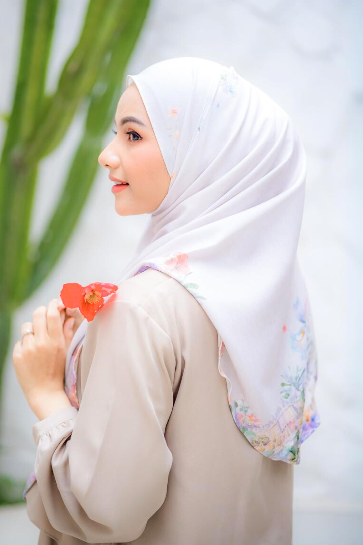 [ BUY 3 GET 1 FREE HIJAB ] Instan Malaya Purity - MP10.4 White