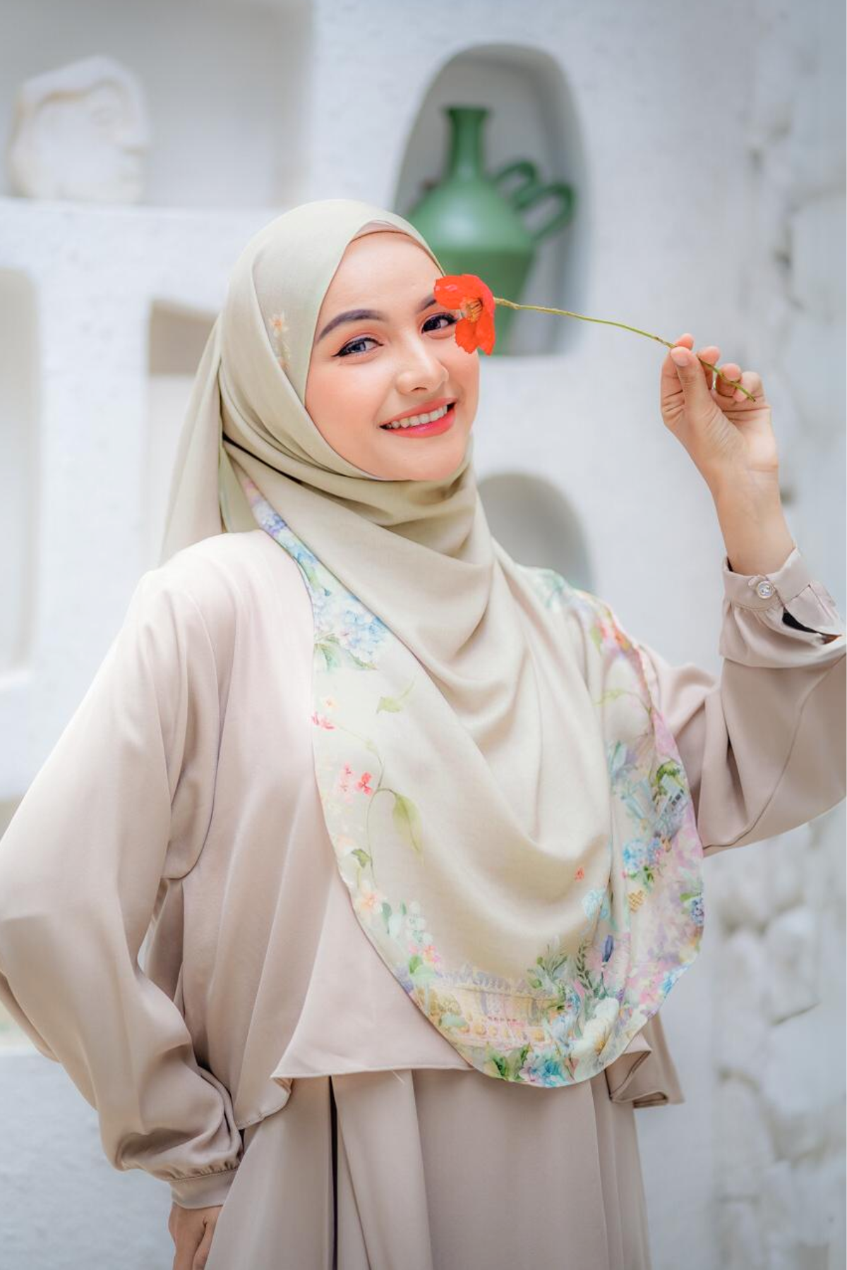 [ BUY 3 GET 1 FREE HIJAB ] Instan Malaya Purity - MP10.5 Almond
