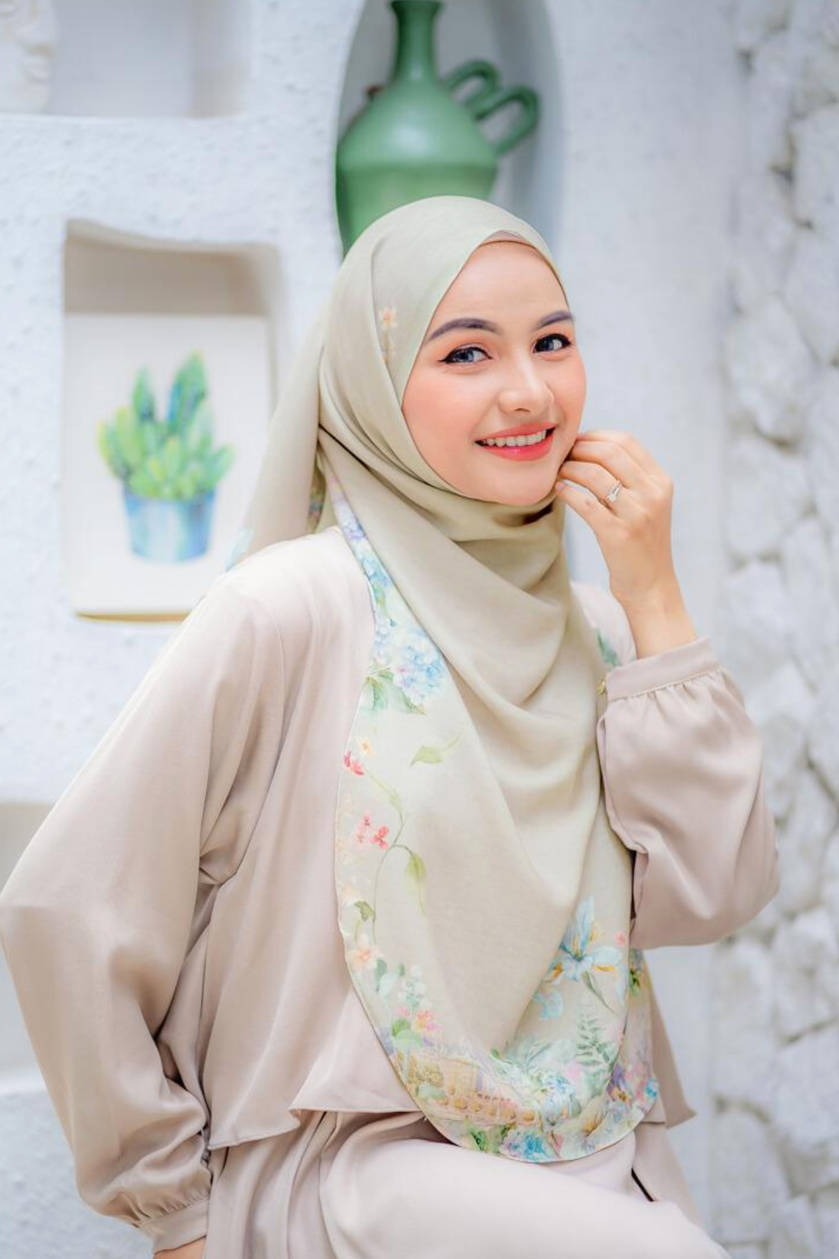 [ BUY 3 GET 1 FREE HIJAB ] Instan Malaya Purity - MP10.5 Almond