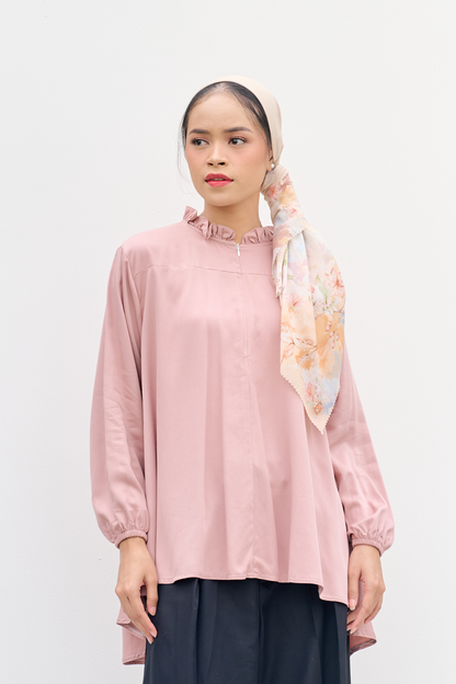 Emi - Shirt Blouse Cotton Premium - Pink - MU19.3