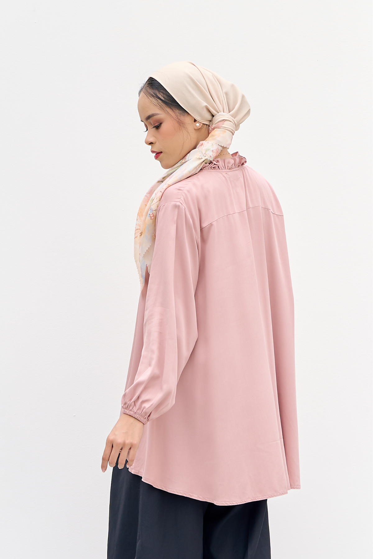 Emi - Shirt Blouse Cotton Premium - Pink - MU19.3