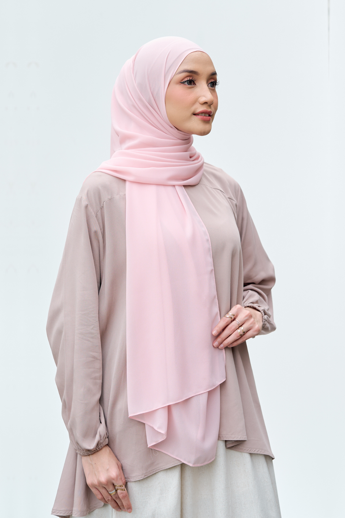 Emi - Shirt Blouse Cotton Premium - Mocca - MU19.4