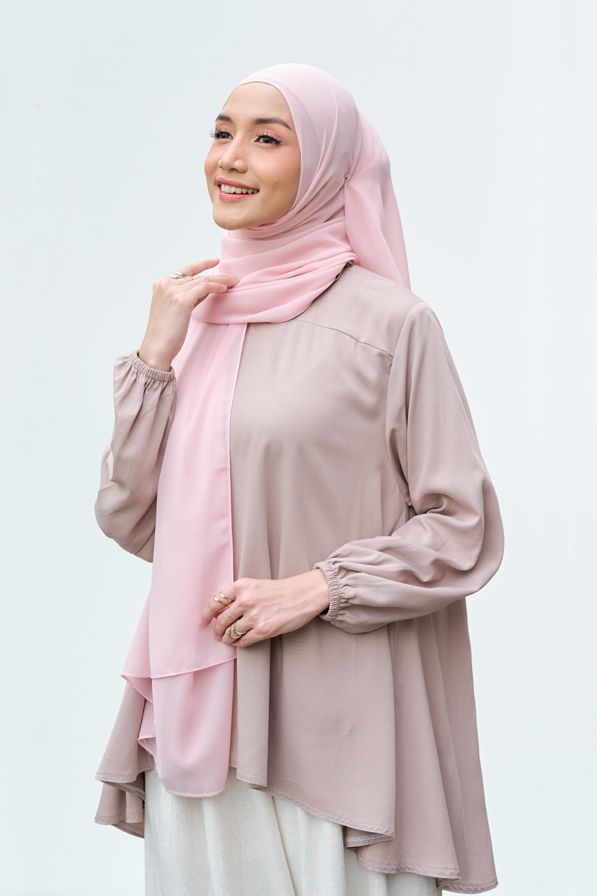 Emi - Shirt Blouse Cotton Premium - Mocca - MU19.4