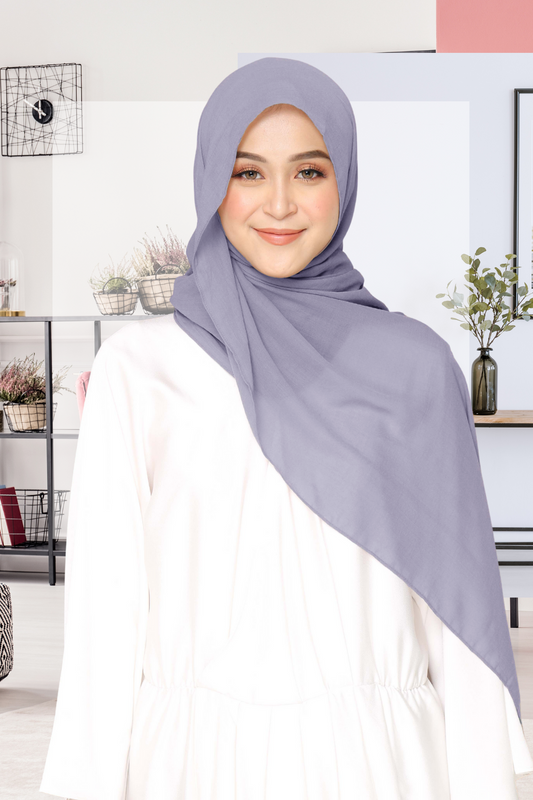 Dubai Voal Pashmina  - PPE2.28 Misty Grey